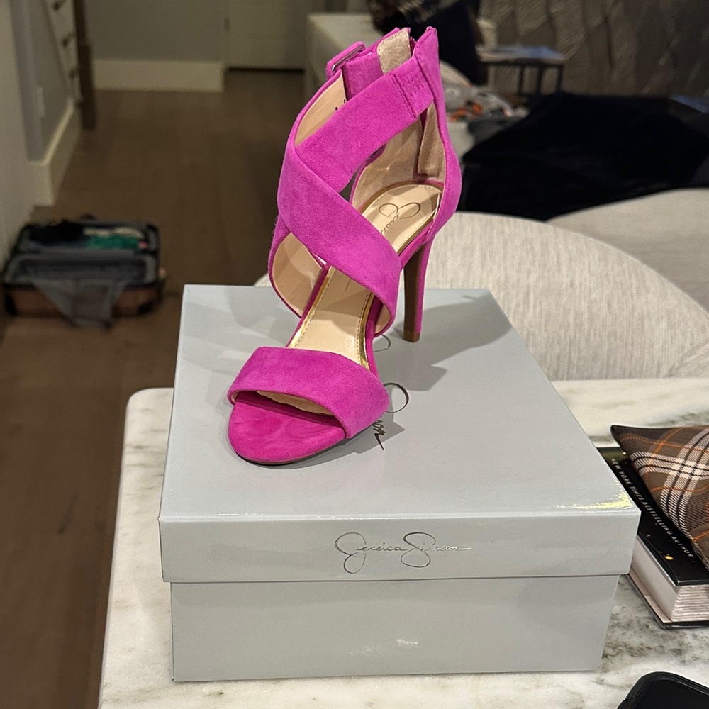 Jessica Simpson Fuchsia Heels